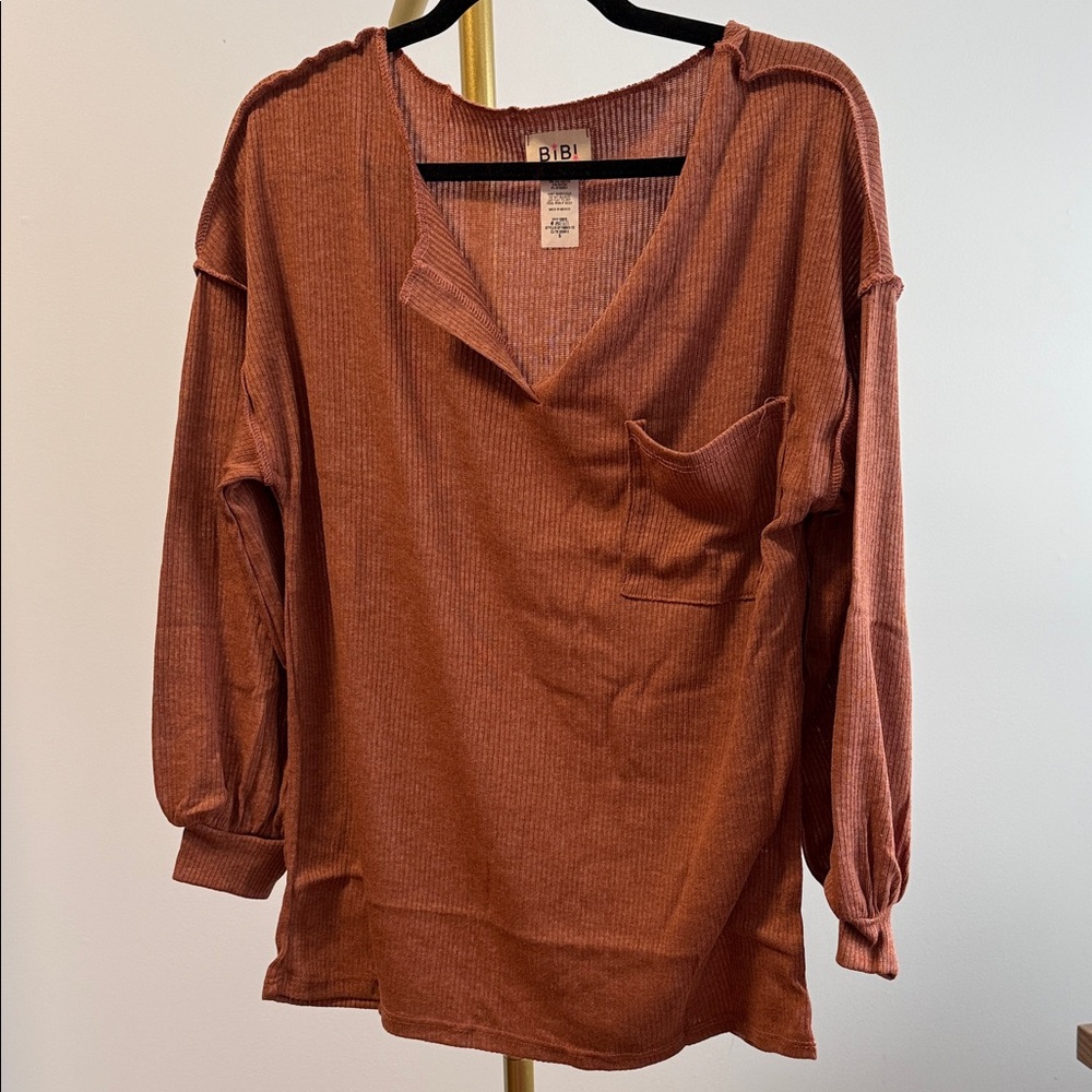 BiBi Women's Rust Blouse
